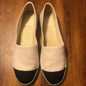 Tory burch color block espadrilles.